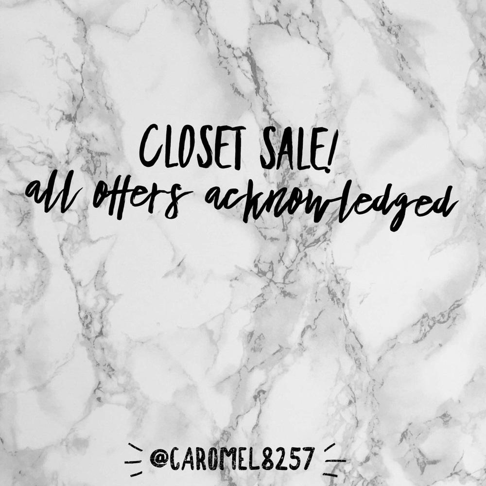 !!!CLOSET SALE!!!